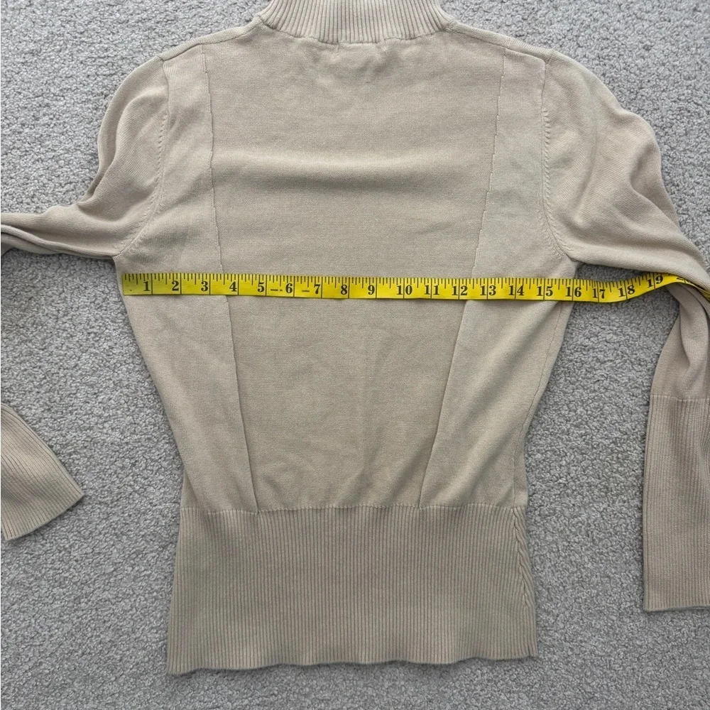 Westbound Light Tan Ribbed Sweater - Picture 4 of 5